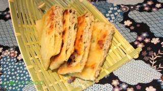 【四叶小馆】三层肉饼的做法步骤：11