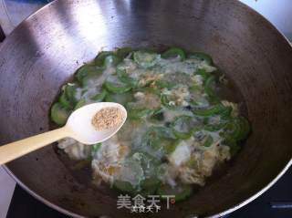 丝瓜鸡蛋汤的做法步骤：8
