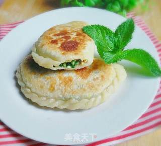 烫面韭菜盒子的做法步骤：17