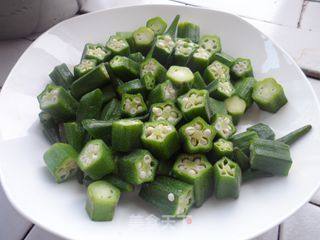 补肾好食材——秋葵炒肉的做法步骤：4