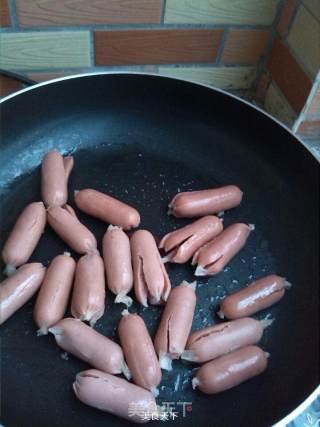 开花香肠的做法步骤：4