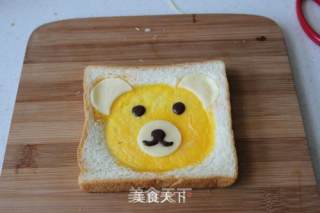 小熊三明治的做法步骤：15