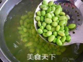 银芽炝毛豆的做法步骤：5