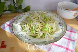 银芽炝毛豆的做法步骤：6