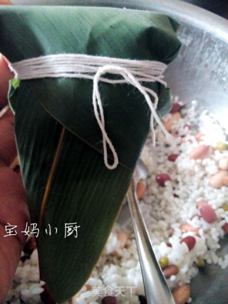 肉粽子的做法步骤：8