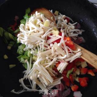 杂蔬焗饭的做法步骤：3