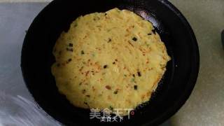 五香土豆鸡蛋饼的做法步骤：8