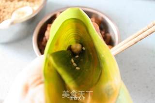 台式花菇烧肉粽的做法步骤：10