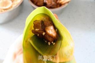 台式花菇烧肉粽的做法步骤：11