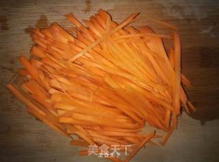 鸡丝拌子的做法步骤：1