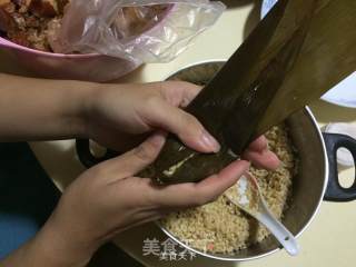 肉粽的做法步骤：10
