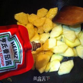 茄汁菠萝的做法步骤：4