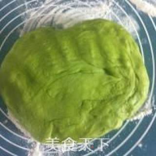 抹茶红豆吐司的做法步骤：5