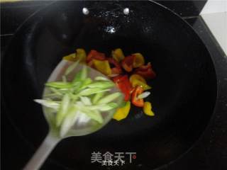 彩椒牛肉的做法步骤：4