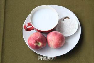 蜜桃西米露的做法步骤：1