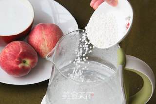 蜜桃西米露的做法步骤：2
