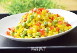 玉米三丁的做法步骤：4