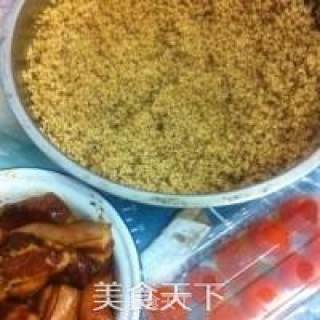 蛋黄肉粽的做法步骤：8