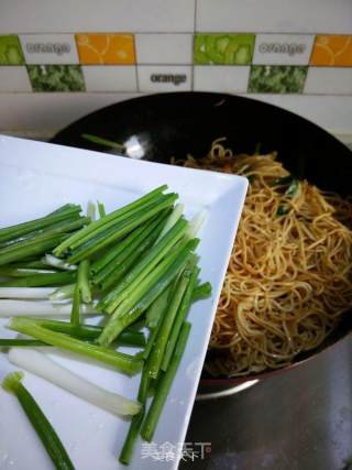 江笋肉片炒面的做法步骤：10