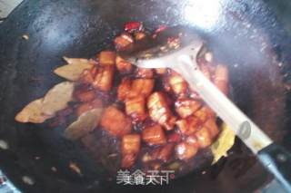 红烧梅豆肉的做法步骤：6