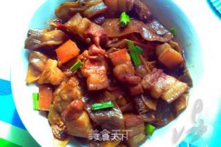 红烧梅豆肉的做法步骤：8