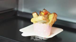 吐司鸡蛋盅的做法步骤：5