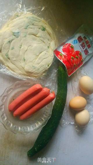 手抓饼的做法步骤：1