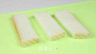 蒜香吐司条的做法步骤：3