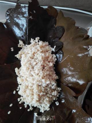 菠萝叶粽子的做法步骤：9