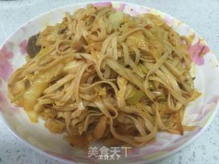 香辣蔬菜炒面的做法步骤：7