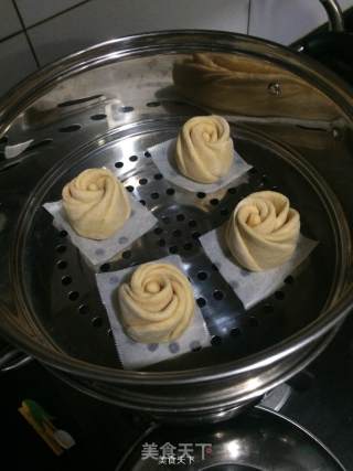 南瓜玫瑰馒头的做法步骤：12