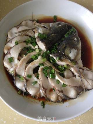 青蒸鲩鱼的做法步骤：5