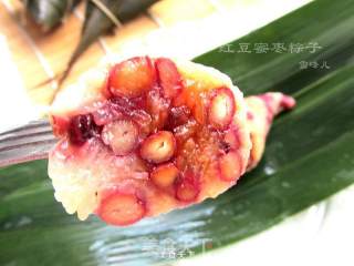 红豆蜜枣粽子的做法步骤：14