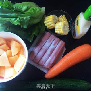 集果沙拉的做法步骤：1