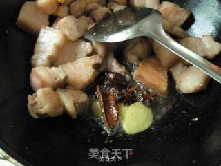 大蒜烧肉的做法步骤：3