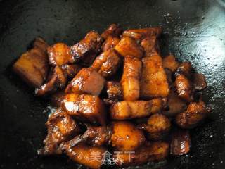 大蒜烧肉的做法步骤：4