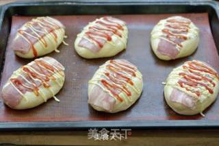 【番茄配方】培根沙拉面包——营养又美味的调理面包的做法步骤：10