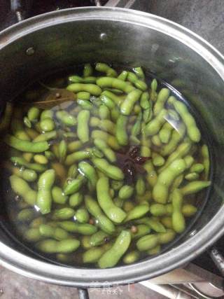 盐水毛豆的做法步骤：5