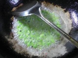 茭白雪菜炒毛豆的做法步骤：4
