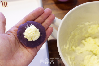 紫薯芝麻奶球的做法步骤：4
