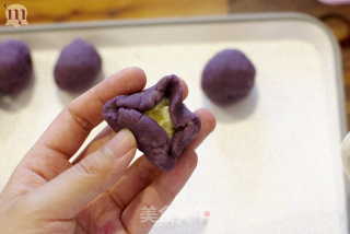 紫薯芝麻奶球的做法步骤：5