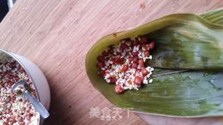 赤豆红枣粽的做法步骤：8