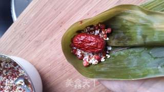 赤豆红枣粽的做法步骤：9