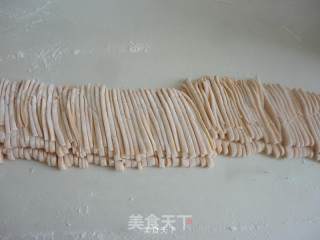 胡萝卜汁手擀面的做法步骤：9
