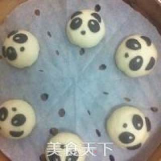 熊猫豆沙包的做法步骤：13