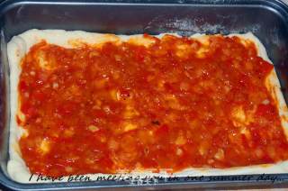红肠PIZZA的做法步骤：3
