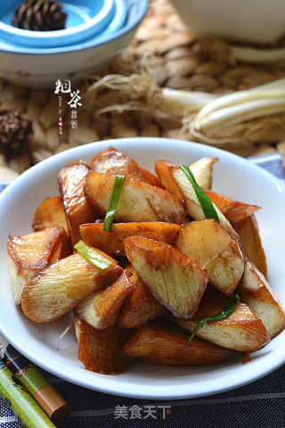油焖茭白的做法步骤：9