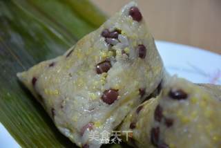 板栗蛋黄鲜肉粽的做法步骤：18