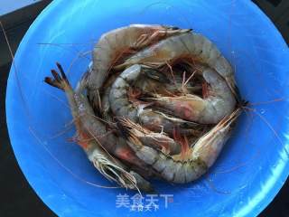 鲜美软炸虾仁的做法步骤：1