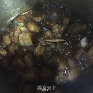 （坛肉）东北做法的做法步骤：5